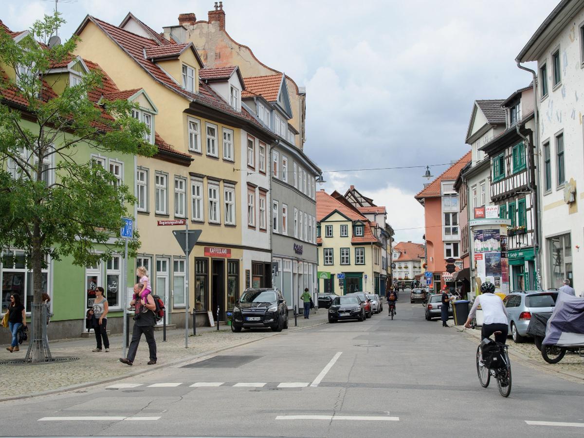 Ferienwohnung Lange Brücke Erfurt Exterior foto